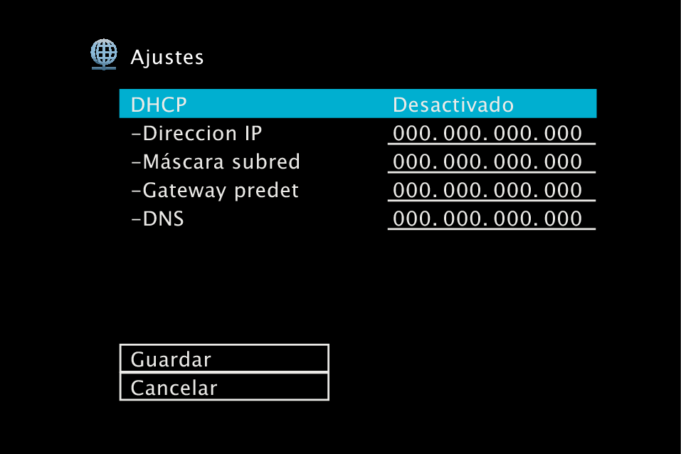 GUI NetworkSetup X14